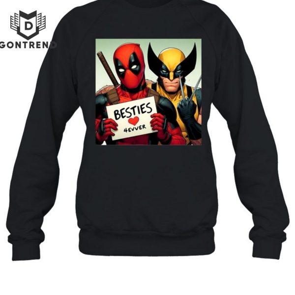 Deadpool And Wolverine Besties 4ever Unisex T-Shirt