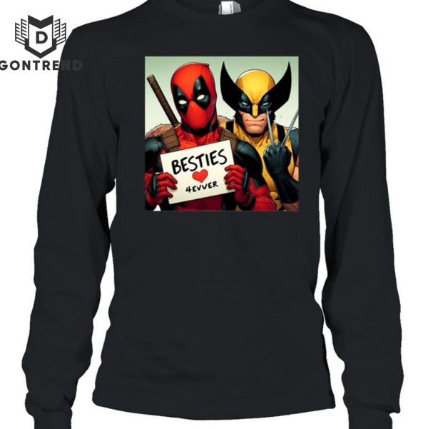 Deadpool And Wolverine Besties 4ever Unisex T-Shirt