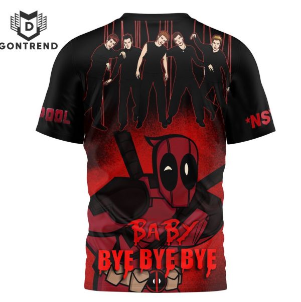 Deadpool And Wolverine Bye Bye Bye – NSYNC 3D T-Shirt