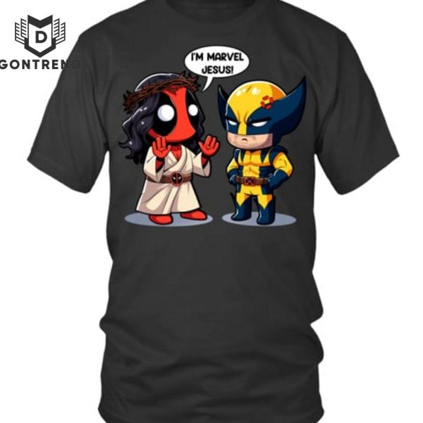 Deadpool And Wolverine Im Marvel Jesus Design Unisex T-Shirt