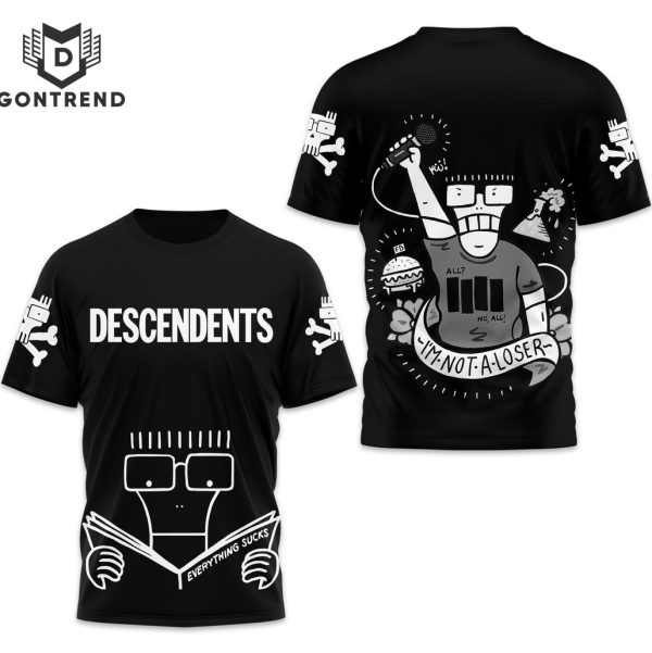 Descendents Everything Sucks Design 3D T-Shirt