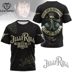 Jelly Roll – Son Of A Sinner Signature 3D T-Shirt