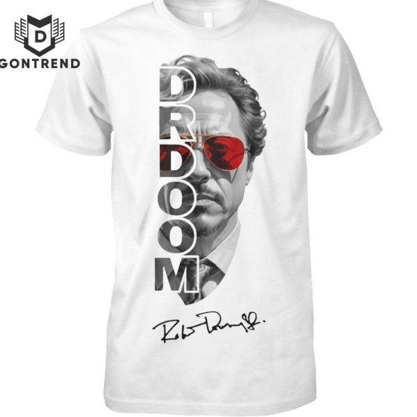 Dr Doom Robert Downey Jr Signature T-Shirt