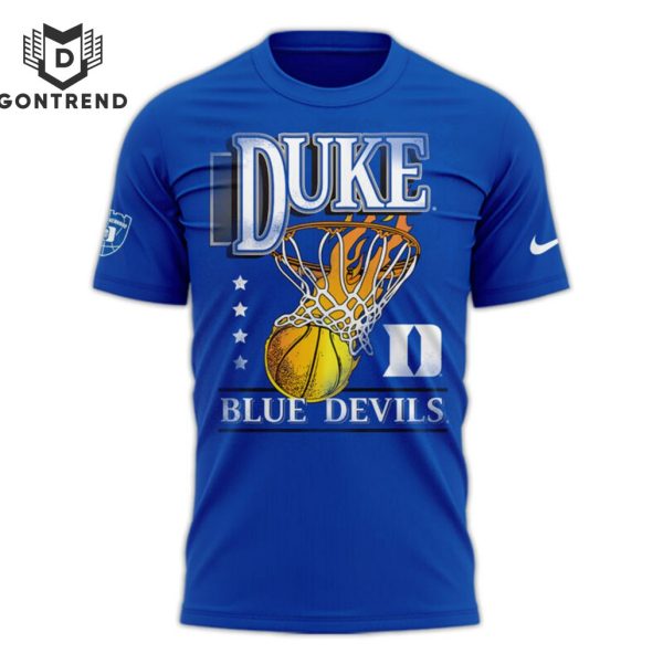 Duke Blue Devils Mens Basketball 3D T-Shirt