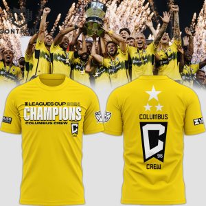 Leagues Cup Champions 2024 Columbus Crew 3D T-Shirt