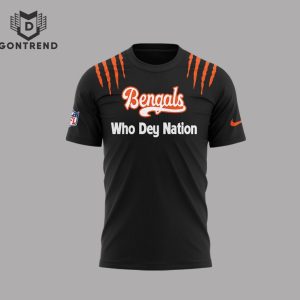 2024 Cincinnati Bengals Who Dey Nation 3D T-Shirt