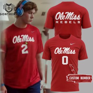 Personalized Ole Miss Rebels 3D T-Shirt – Red