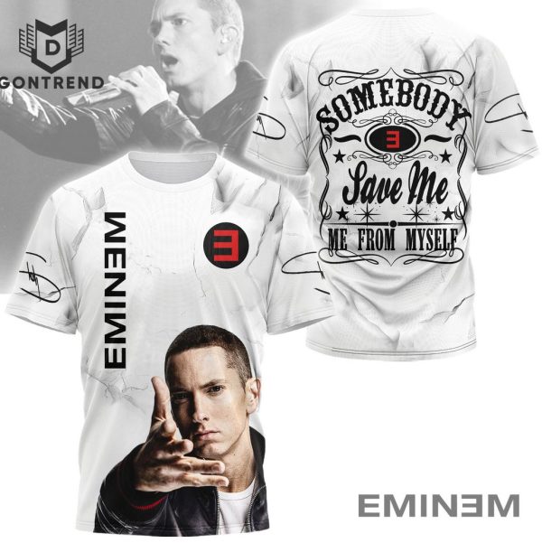 Eminem Somebody Save Me Me From Myself 3D T-Shirt