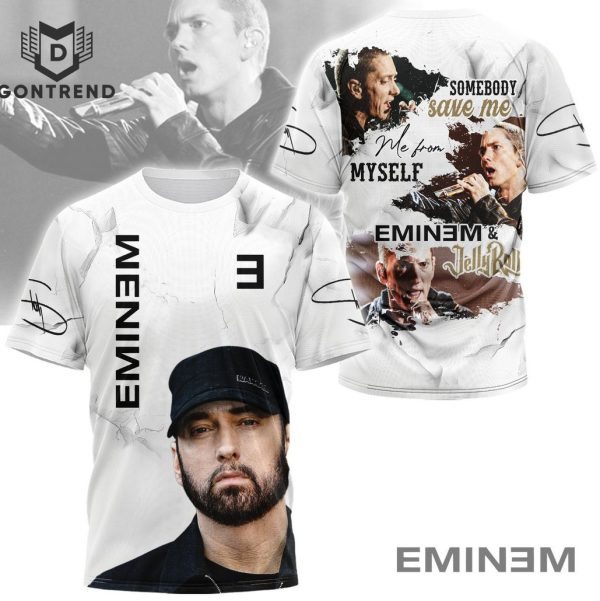 Eminem Somebody Save Me Signature 3D T-Shirt