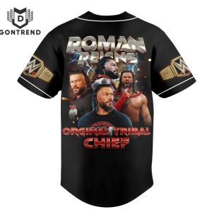 OTC Roman Reigns Orginal Tribal Chief Design Baseball Jersey