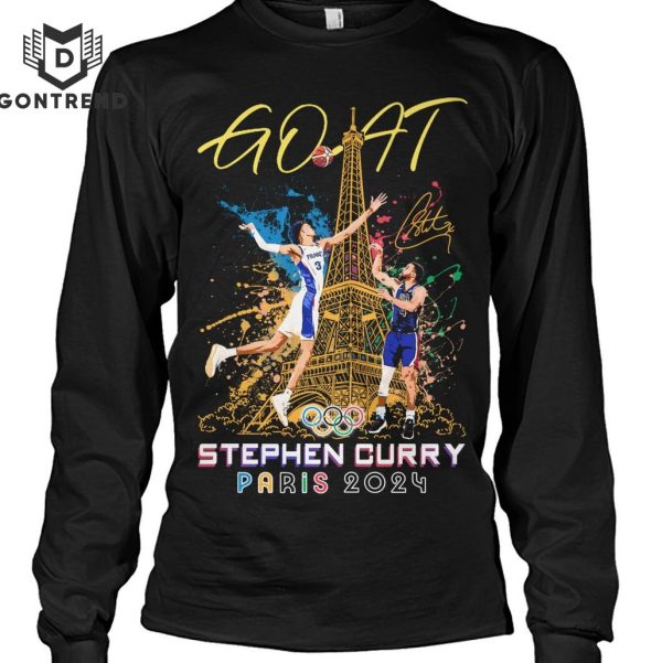 GOAT Stephen Curry Paris 2024 Signature Design Unisex T-Shirt