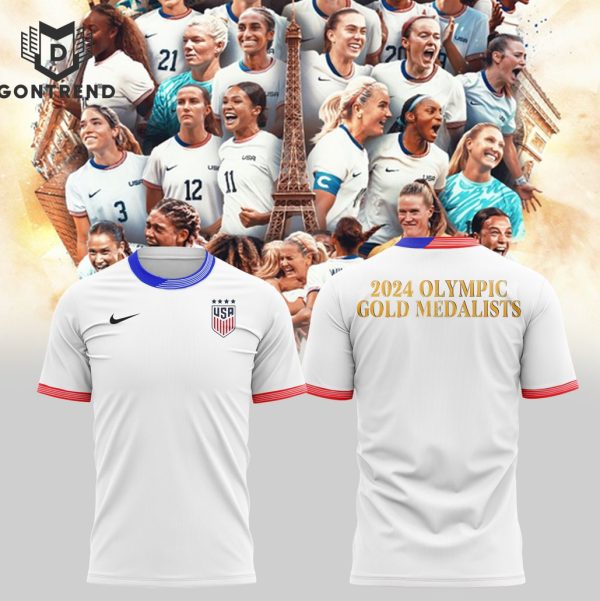 Gold Medal Olympic USA Womens Soccer 3D T-Shirt