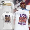 Golden State Warriors Stephen Curry Olympic Paris 2024 USA Basketball Signature Design 3D T-Shirt