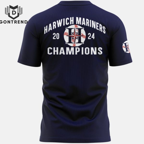 Harwich Mariners 2024 CCBL Champions 3D T-Shirt