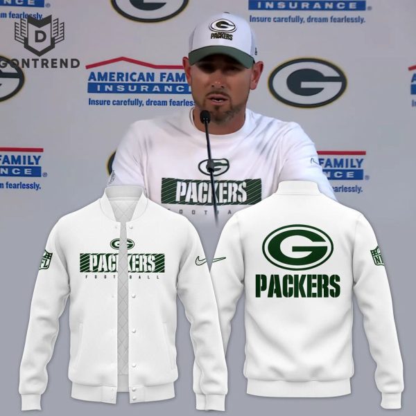 Head Coach Matt LaFleur Green Bay Packers Baseball Jacket