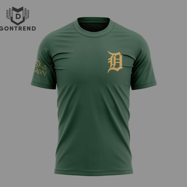 House Of The Dragon Targaryens x Detroit Tigers 3D T-Shirt – Green