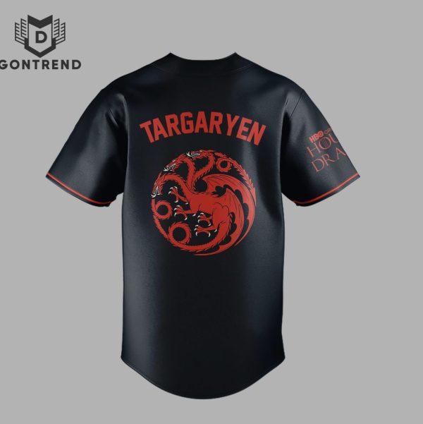 House Of The Dragon Targaryens x Detroit Tigers Baseball Jersey