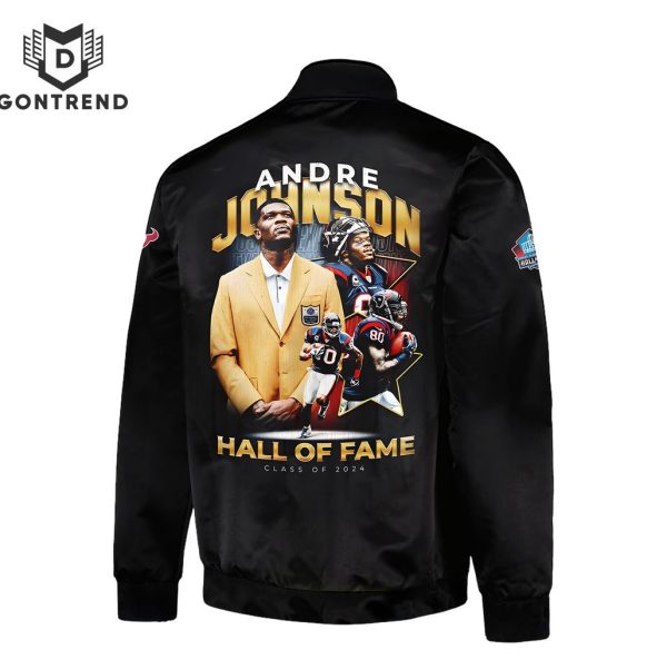 Houston Texans – Andre Johnson Hall Of Famer 2024 Baseball Jacket