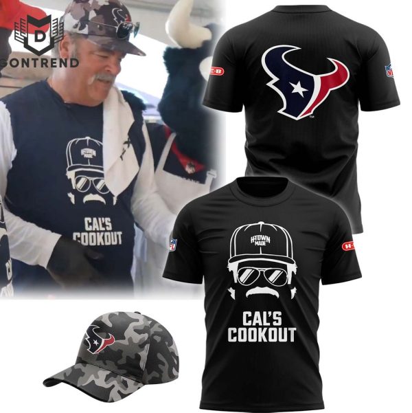 Houston Texans Cals Cookout 3D T-Shirt