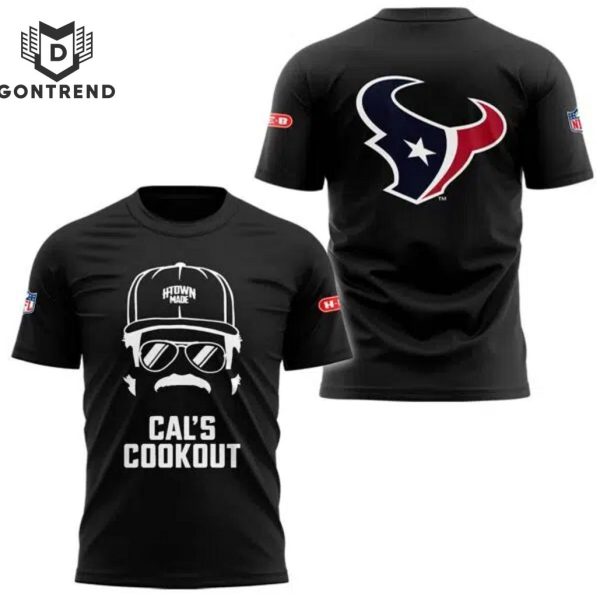 Houston Texans Cals Cookout 3D T-Shirt