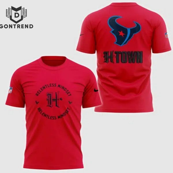 Houston Texans Relentless Mindset 3D T-Shirt