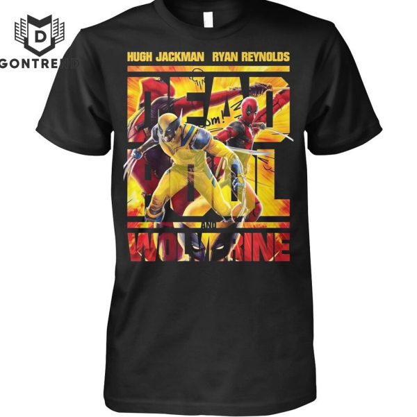 Hugh Jackman – Ryan Reynolds Deadpool And Wolverine Design Unisex T-Shirt