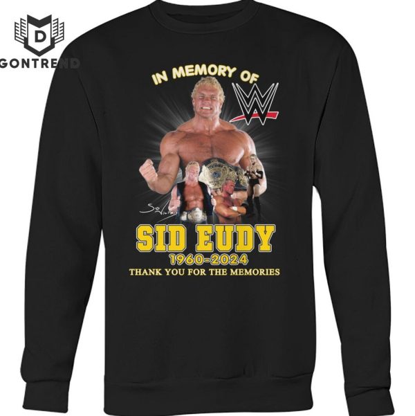 In Memory Of Sid Eudy 1960-2024 Signature Thank You For The Memories T-Shirt