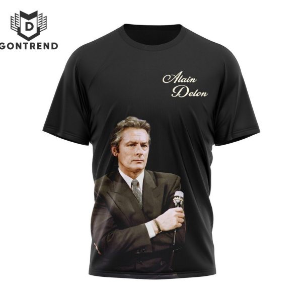 In Mermory Of Alain Delon 1935-2024 Signature Thank You For The Memories 3D T-Shirt