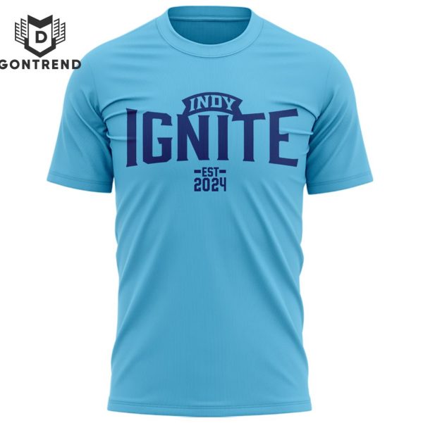 Indy Ignite Pro Volleyball 2024 3D T-Shirt – Blue