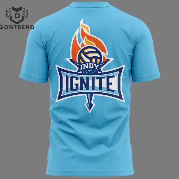 Indy Ignite Pro Volleyball 2024 3D T-Shirt – Blue