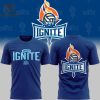 Indy Ignite Pro Volleyball 2024 3D T-Shirt – Blue