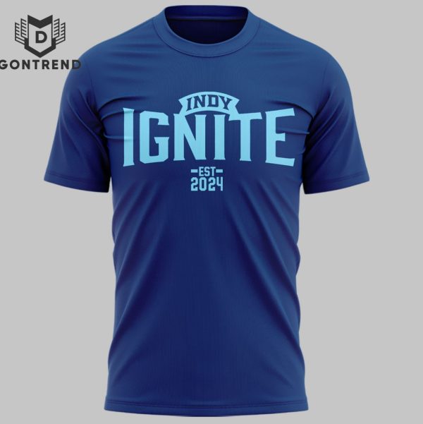 Indy Ignite Pro Volleyball 2024 3D T-Shirt – Dark Blue