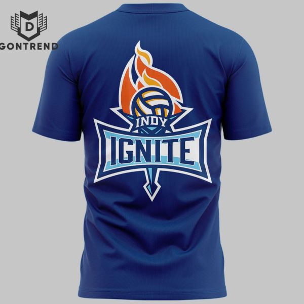 Indy Ignite Pro Volleyball 2024 3D T-Shirt – Dark Blue