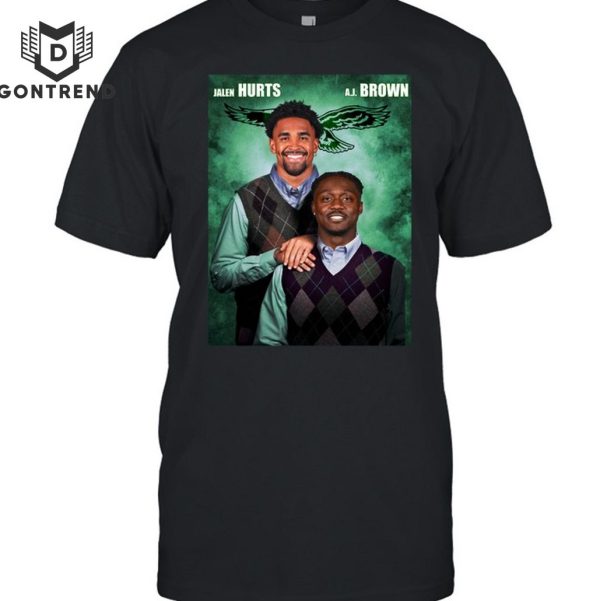 Jalen Hurts x  Aj Brown Philadelphia Eagles T-Shirt