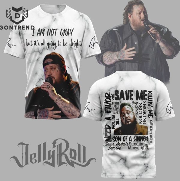 Jelly Roll – Save Me Design 3D T-Shirt