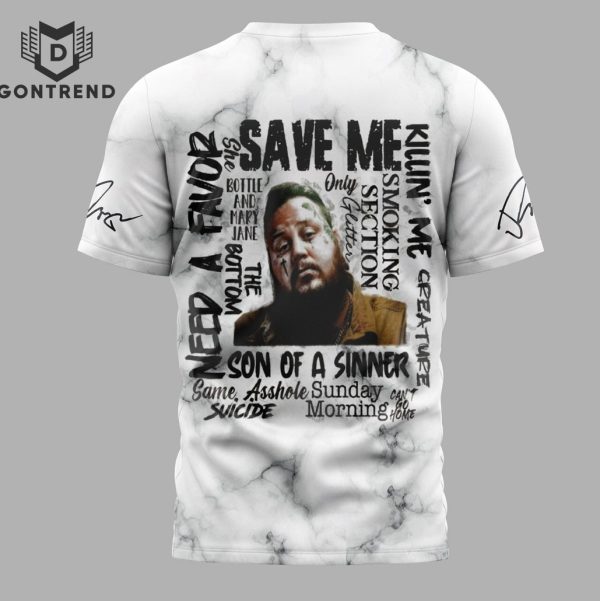 Jelly Roll – Save Me Design 3D T-Shirt