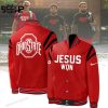 Jesus Won – Ohio State Buckeyes Baseball Jacket