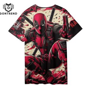 Personalized Deadpool Merc Academy Big Mouth Department 3D T-Shirt