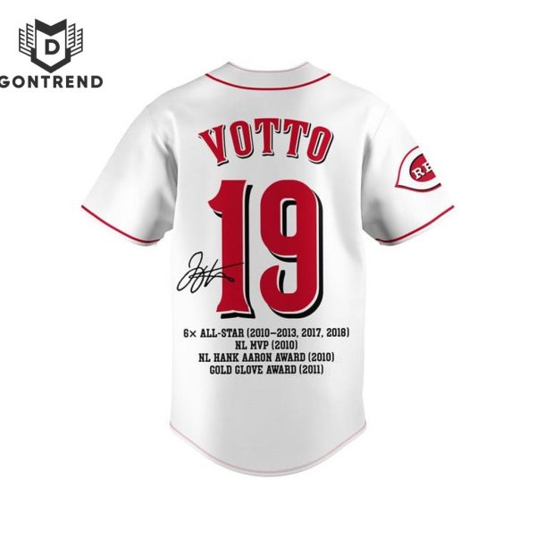 Joey Votto 2007-2024 Congrats On A Legendary Career, Joey Baseball Jersey