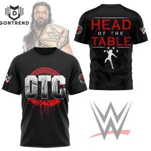 WWE OTC Roman Reigns – Head Of The Table 3D T-Shirt