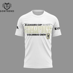 Leagues Cup Champions 2024 Columbus Crew 3D T-Shirt – White