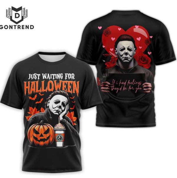 Just Waiting For Halloween 3D T-Shirt