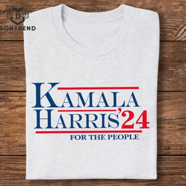 Kamala Harris 24 For The People Bright Design Unisex T-Shirt