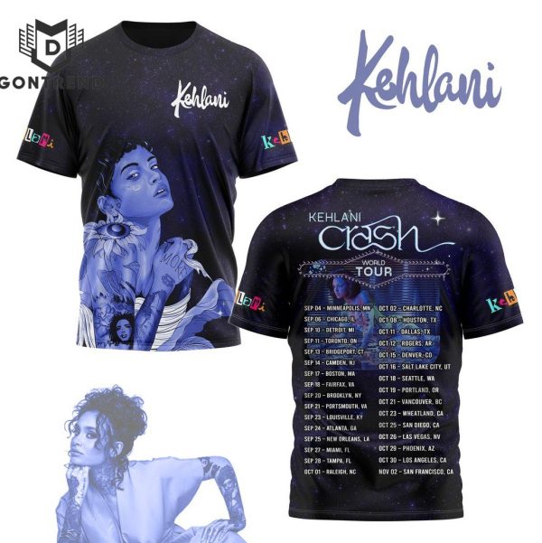 Kehlani Crash World Tour 3D T-Shirt