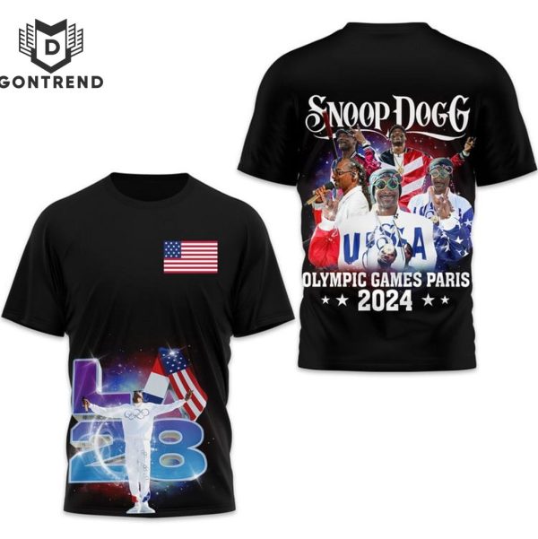 LA 28 Olympic Snoop Dogg Design 3D T-Shirt