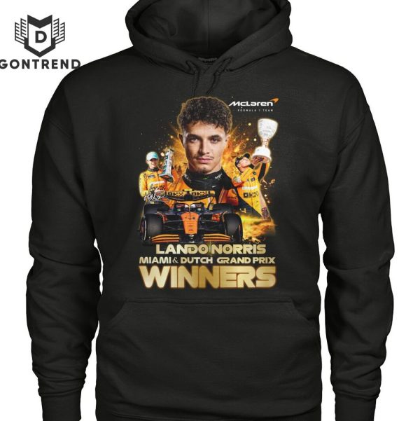 Lando Norris Miami & Dutch Grand Prix Winners T-Shirt