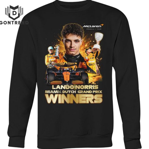 Lando Norris Miami & Dutch Grand Prix Winners T-Shirt