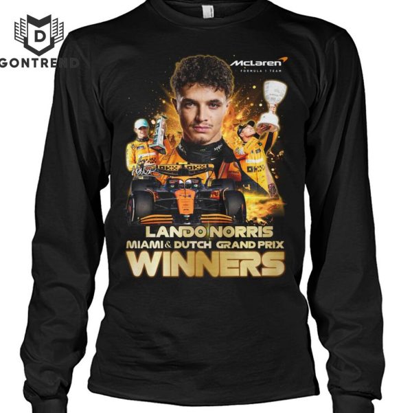 Lando Norris Miami & Dutch Grand Prix Winners T-Shirt