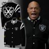 Las Vegas Raiders 2024 Super Bowl 3X Champion Baseball Jacket