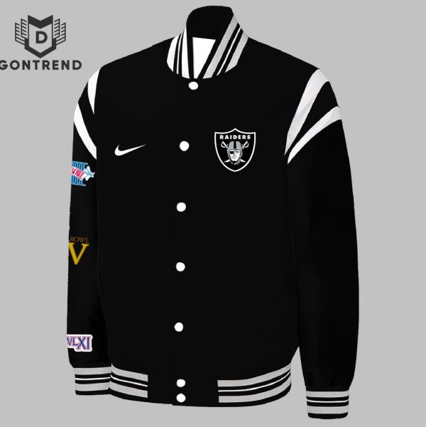 Las Vegas Raiders 1960-2024 Baseball Jacket